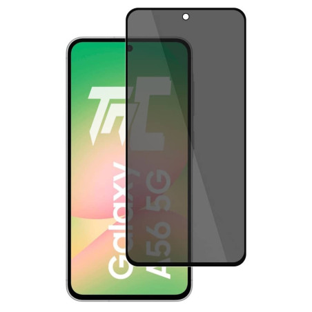 Samsung Galaxy A56 5G - Verre trempé teinté intégral - Noir - TM-Concept® - gamme Intégral Privacy - image principale