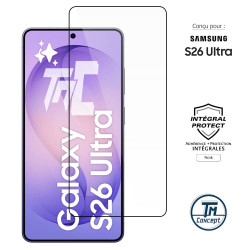 Samsung Galaxy S26 Ultra - Verre trempé intégral Protect - Noir - TM-Concept® - image couverture
