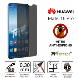 Huawei Mate 10 Pro - Vitre  de Protection Anti-Espions - TM Concept®