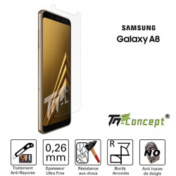 Samsung Galaxy A8 (2018) - Vitre de Protection Crystal - TM Concept®
