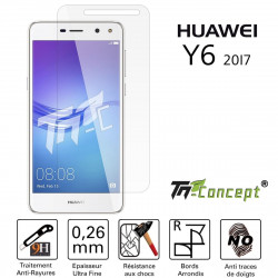 Huawei Y6 (2017) - Vitre de Protection Crystal - TM Concept®