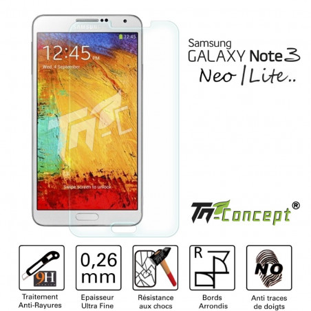 Samsung Galaxy Note 3 Neo - Vitre de Protection Crystal - TM Concept®