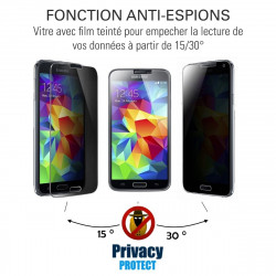 Samsung Galaxy S4 - Vitre  de Protection Anti-Espions - TM Concept®