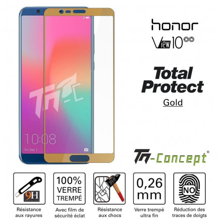 Huawei Honor View 10 - Vitre de Protection - Total Protect - TM-Concept®