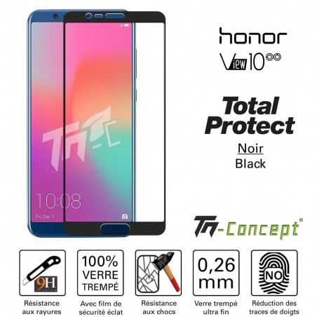 Huawei Honor View 10 - Vitre de Protection - Total Protect - TM-Concept®