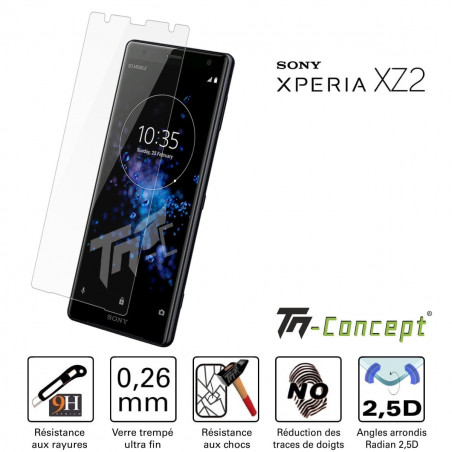 Sony Xperia XZ2 - Vitre de Protection Crystal - TM Concept®