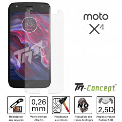 Motorola Moto X4 - Vitre de Protection Crystal - TM Concept®
