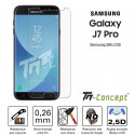 Samsung Galaxy J7 Pro - Vitre de Protection Standard Premium - TM-Concept® - Verre trempé