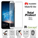 Huawei Mate 10 Lite - Vitre protection intégrale - 100% verre trempé avec cadre Noir - TM-Concept®