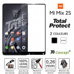 Xiaomi Mi MIX 2S - Vitre protection intégrale - Verre trempé avec cadre - TM Concept®