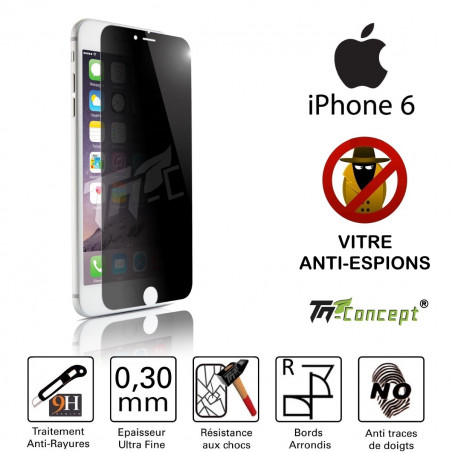Apple Iphone 6 - Vitre  de Protection Anti-Espions - TM Concept®