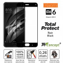Xiaomi Mi 6 - Vitre protection intégrale - Verre trempé avec cadre Noir - TM-Concept®