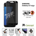 Samsung Galaxy S7 Edge - Verre trempé 3D incurvé teinté anti-espion - TM-Concept®