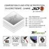 Samsung Galaxy S8 - Verre trempé 3D incurvé teinté anti-espion - TM Concept®