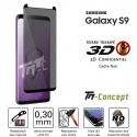 Samsung Galaxy S9 - Verre trempé 3D incurvé teinté anti-espion - TM-Concept®