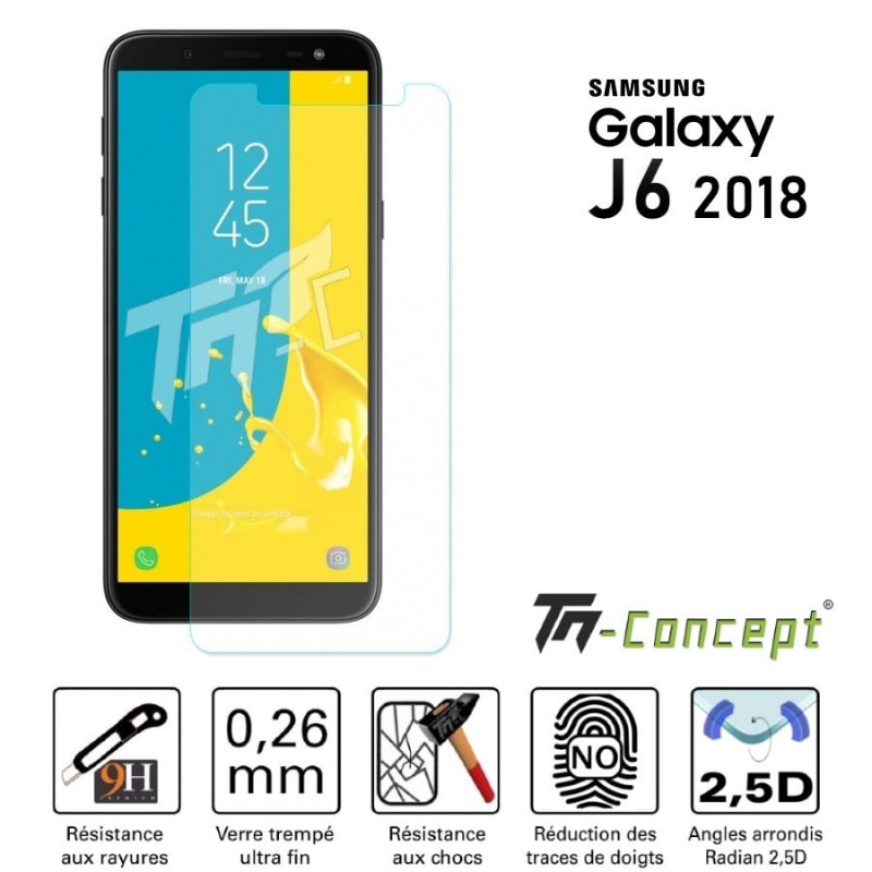 Vitre de protection verre trempé Samsung Galaxy J6 (2018) - TM Concept