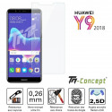 Huawei Y9 (2018) - Vitre de Protection Standard Premium - TM-Concept® - Verre trempé