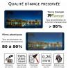 Nokia 8 - Vitre protection intégrale - verre trempé avec cadre Noir - TM Concept®