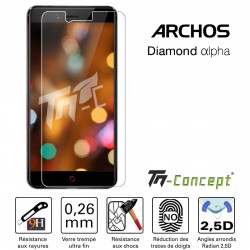 Archos Diamond Alpha - Verre trempé TM Concept® - Gamme Crystal