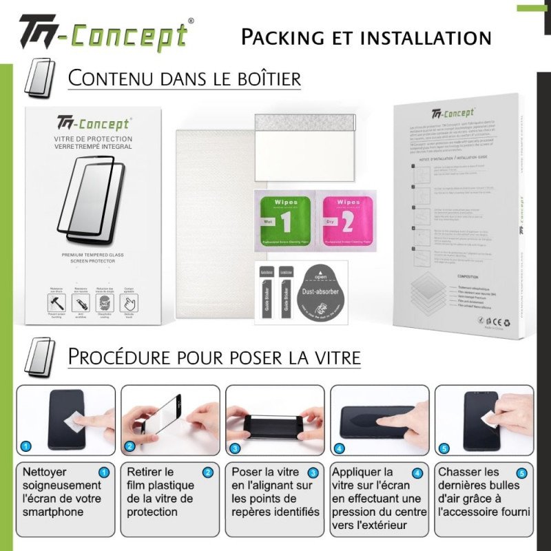 Verre trempé incurvé Samsung Galaxy S7 Edge TM Concept® 3D Silicone