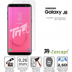 Samsung Galaxy J8 - Verre trempé TM Concept® - Gamme Crystal