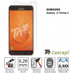 Samsung Galaxy J7 Prime 2 - Verre trempé TM Concept® - Gamme Crystal