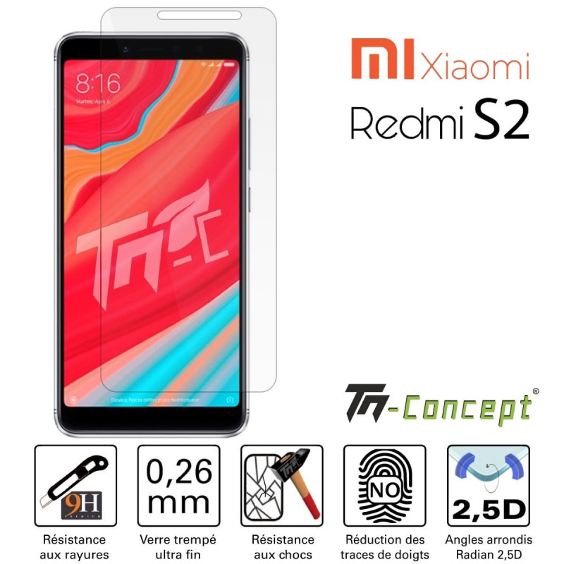 Xiaomi Redmi S2 - Verre trempé TM Concept® - Gamme Crystal