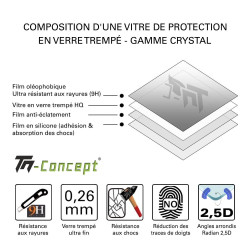 Oppo A3 - Verre trempé TM Concept® - Gamme Crystal