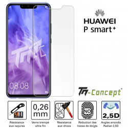 Huawei P smart+ Verre trempé TM Concept® - Gamme Crystal