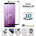 Samsung Galaxy S9 - Verre trempé incurvé 3D Silicone - TM-Concept®