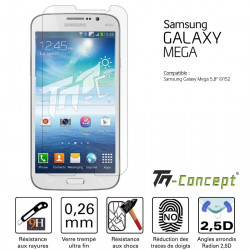 Samsung Galaxy Mega 5.8 - Verre trempé TM Concept® - Gamme Crystal