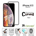 Apple iPhone XS - Vitre de Protection 3D Curved - TM-Concept®  - image principale - noir
