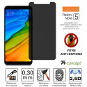 Xiaomi Redmi Note 5 - Verre trempé Anti-Espions - TM-Concept®