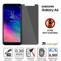 Samsung Galaxy A6 (2018) - Verre trempé Anti-Espions - TM-Concept®