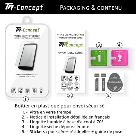 Samsung Galaxy Note 8 - Verre trempé incurvé 3D Silicone - TM-Concept®