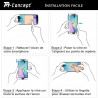 Samsung Galaxy Note 8 - Verre trempé incurvé 3D Silicone - TM Concept®