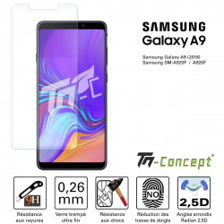 Samsung Galaxy A9 (2018) - Verre trempé TM Concept® - Gamme Crystal