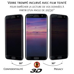 Samsung Galaxy A8 (2018) - Verre trempé Anti-Espions - TM Concept®