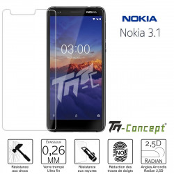 Nokia 3.1 / Nokia 3 (2018) - Verre trempé TM Concept® - Gamme Crystal