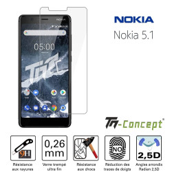 Nokia 5.1 / Nokia 5 (2018) - Verre trempé TM Concept® - Gamme Crystal