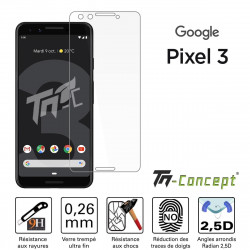 Google Pixel 3 - Verre trempé TM Concept® - Gamme Crystal