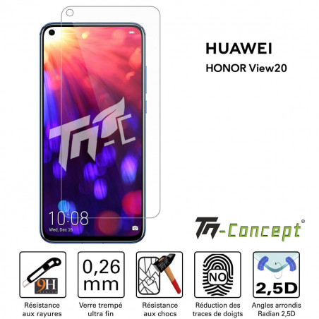 Huawei Honor View 20 - Verre trempé TM Concept® - Gamme Crystal