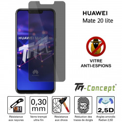 Huawei Mate 20 Lite - Verre trempé Anti-Espions - TM Concept®