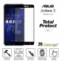 Asus Zenfone 3 ZE520KL - Verre trempé intégral avec cadre Noir - TM-Concept®