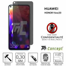 Huawei Honor View 20 - Verre trempé Anti-Espions - TM Concept®