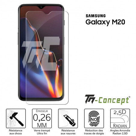 Samsung Galaxy M20 - Verre trempé TM Concept® - Gamme Crystal