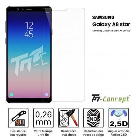 Samsung Galaxy A8 Star - Verre trempé TM Concept® - Gamme Crystal