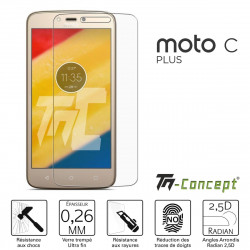 Motorola Moto C Plus - Verre trempé TM Concept® - Gamme Crystal