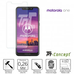 Motorola One - Verre trempé TM Concept® - Gamme Crystal