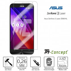 Asus Zenfone 2 Laser ZE601KL - Verre trempé TM Concept® - Gamme Crystal
